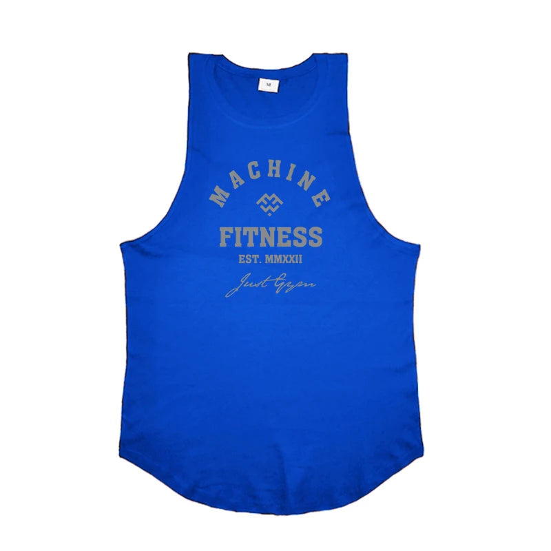 Débardeur Homme Gym Musculation Coton – Sans Manches Fitness Bodybuilding Stringer Jogging