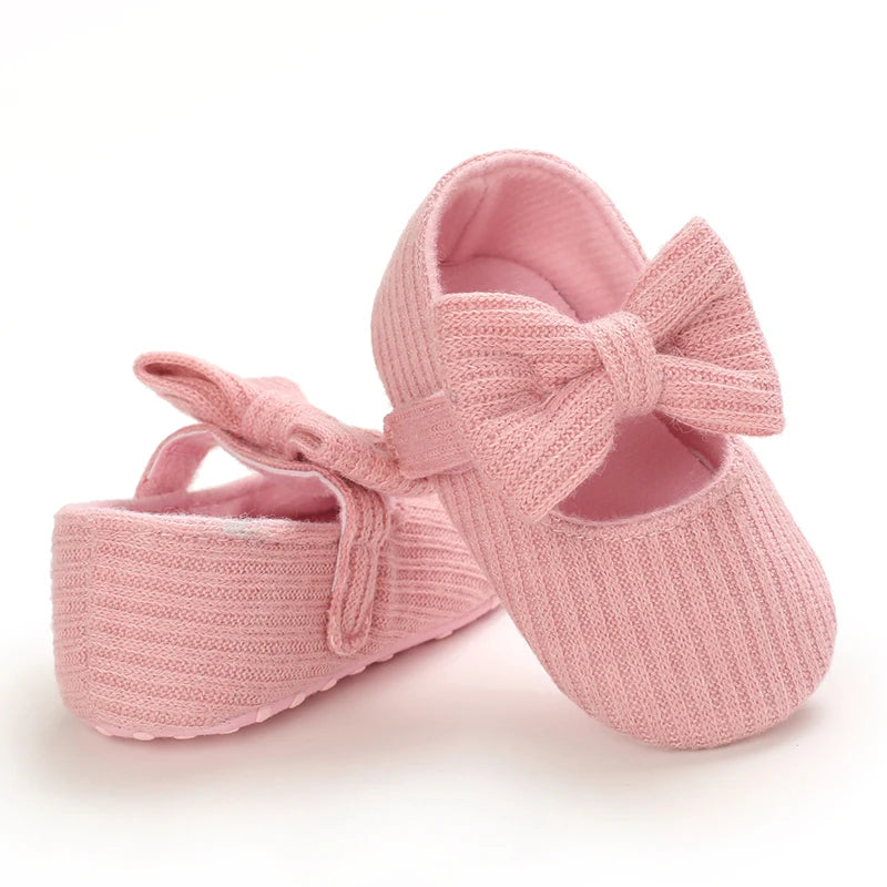 Chaussures Bébé Fille Rose Semelle Souple – Ballerines Légères Confortables Premiers Pas Casual