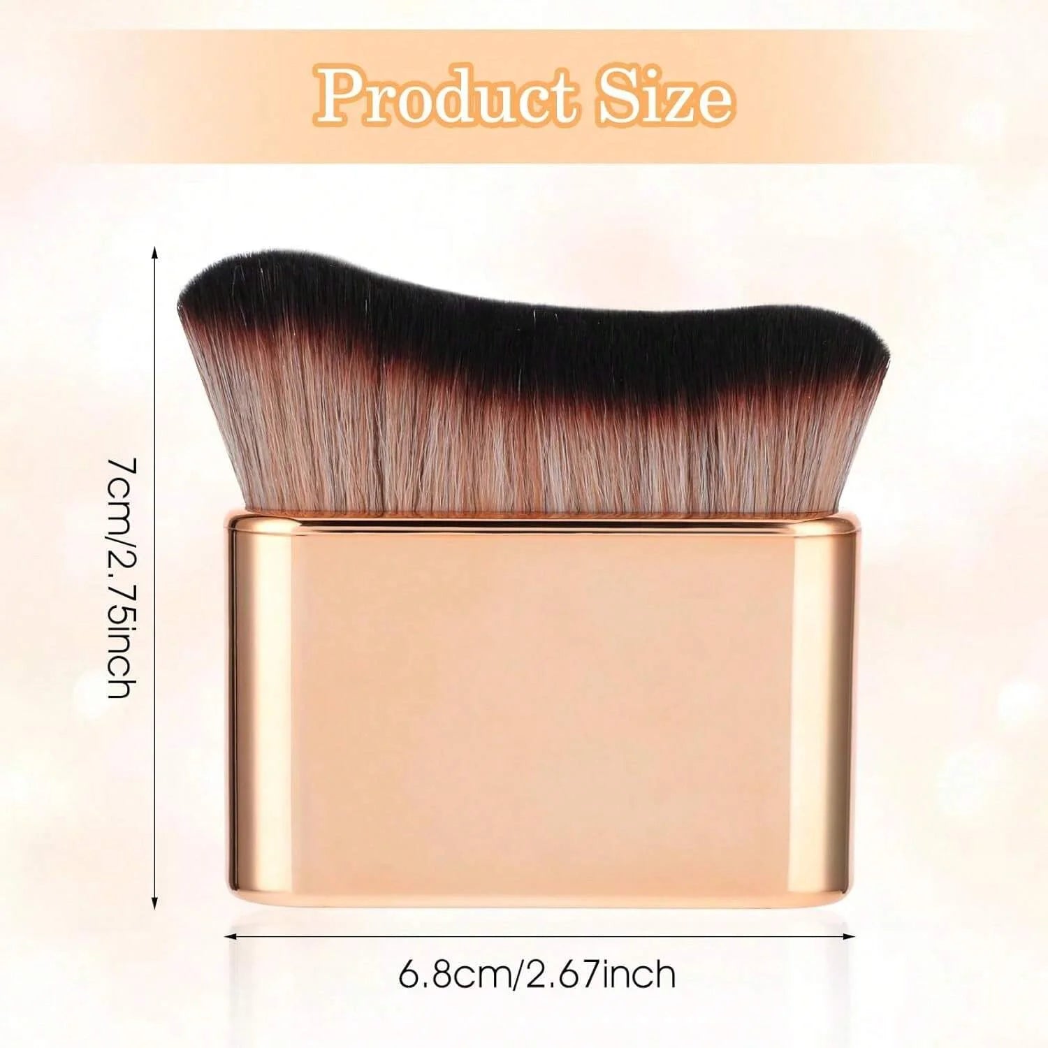 Pinceau Autobronzant Rose Gold – Corps & Jambes | Applicateur Self-Tanning Portable