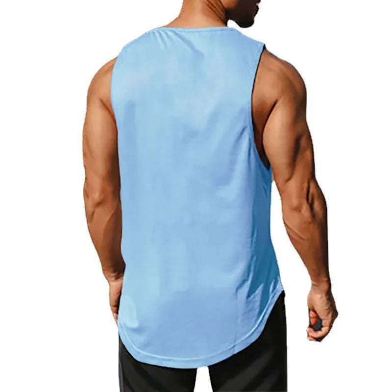 Débardeur Homme Gym Fitness Séchage Rapide – Loose Bodybuilding Sans Manches Basketball Été | Mode Homme Sport Premium
