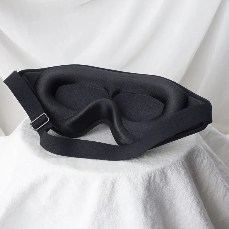 Masque de Sommeil 3D Mousse Mémoire - Occultant Total & Confort Premium