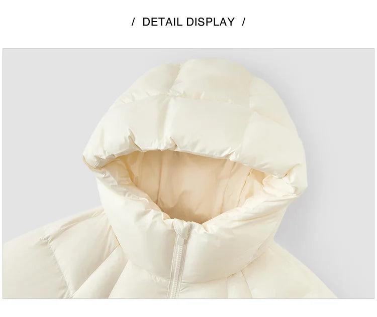 Doudoune Mi-Longue Femme Hiver 90% Duvet – Coupe Raglan Coupe-Vent Imperméable Chaude | Semir 2025