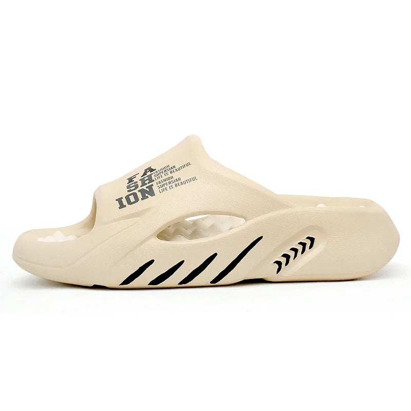 Sandales Sport Homme Comwarm Semelle Épaisse Massage – Slides Plage Casual Grande Taille