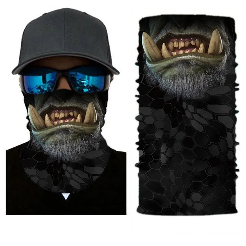 Tour de Cou Cagoule Multifonction – Bandana Sans Couture Coupe-Vent | Vélo, Ski, Moto, Randonnée & Snowboard