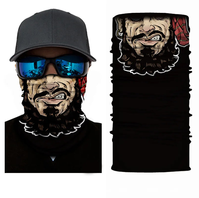 Tour de Cou Cagoule Multifonction – Bandana Sans Couture Coupe-Vent | Vélo, Ski, Moto, Randonnée & Snowboard