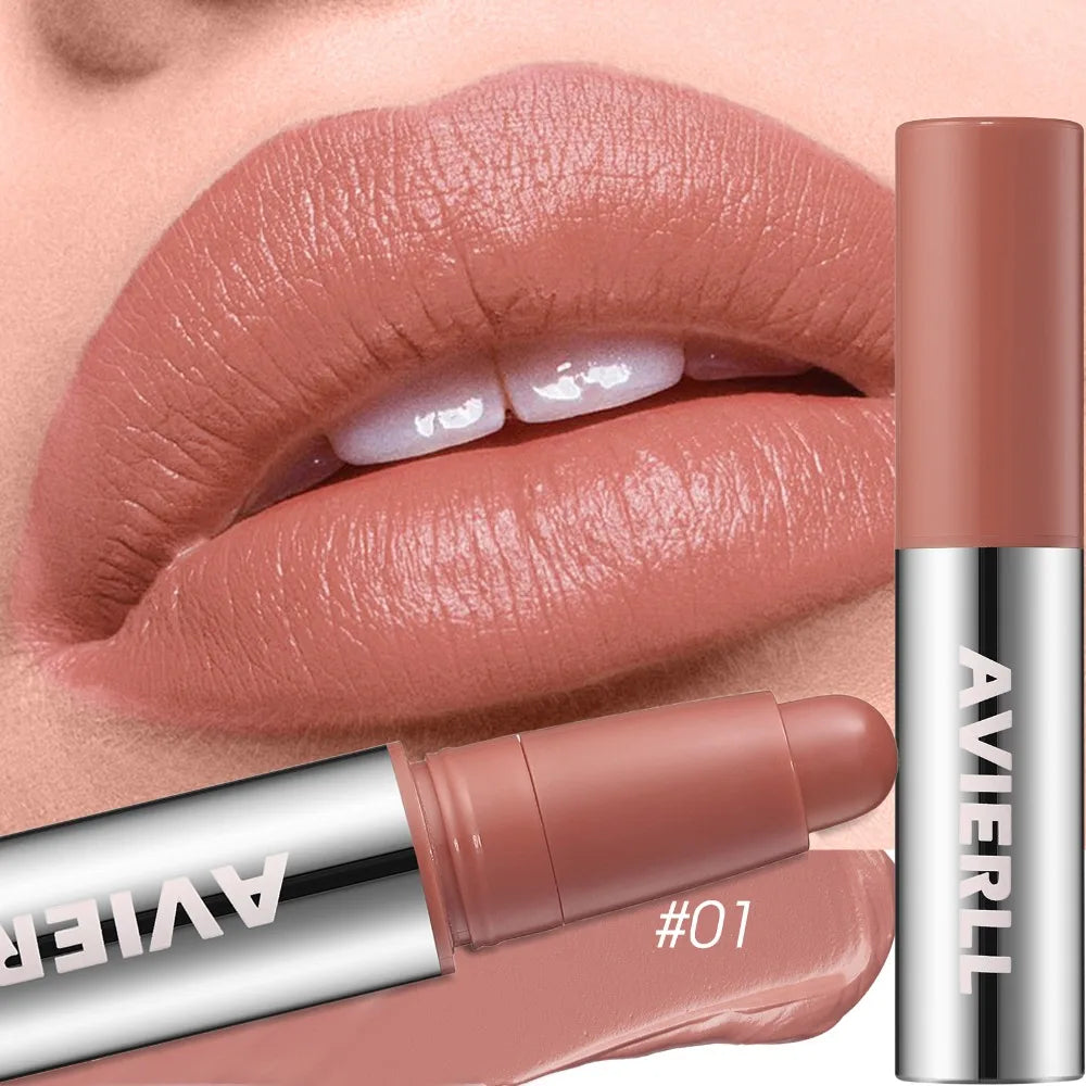 Rouge à Lèvres Mat Hydratant – Stylo Rotatif Facile à Appliquer | Waterproof Longue Tenue