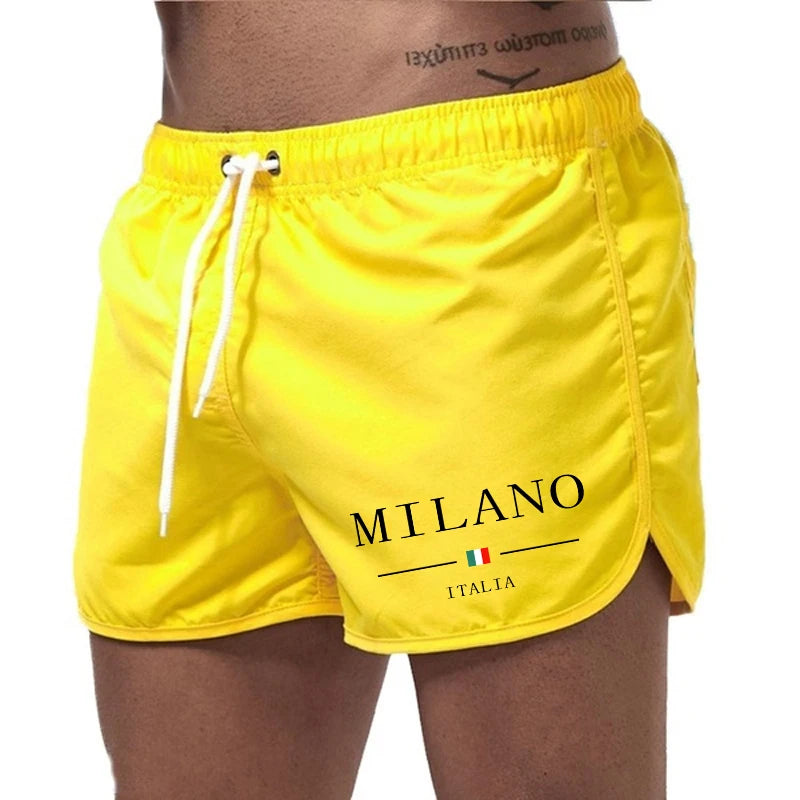 Kurze Herren-Badehose Strand Sommer Bedruckt Urban Schnelltrocknend Leicht Schwimmen Surfen Joggen Lässig Mode Trend – Premium Multifunktions-Boardshorts | Herren-Sommermode Premium