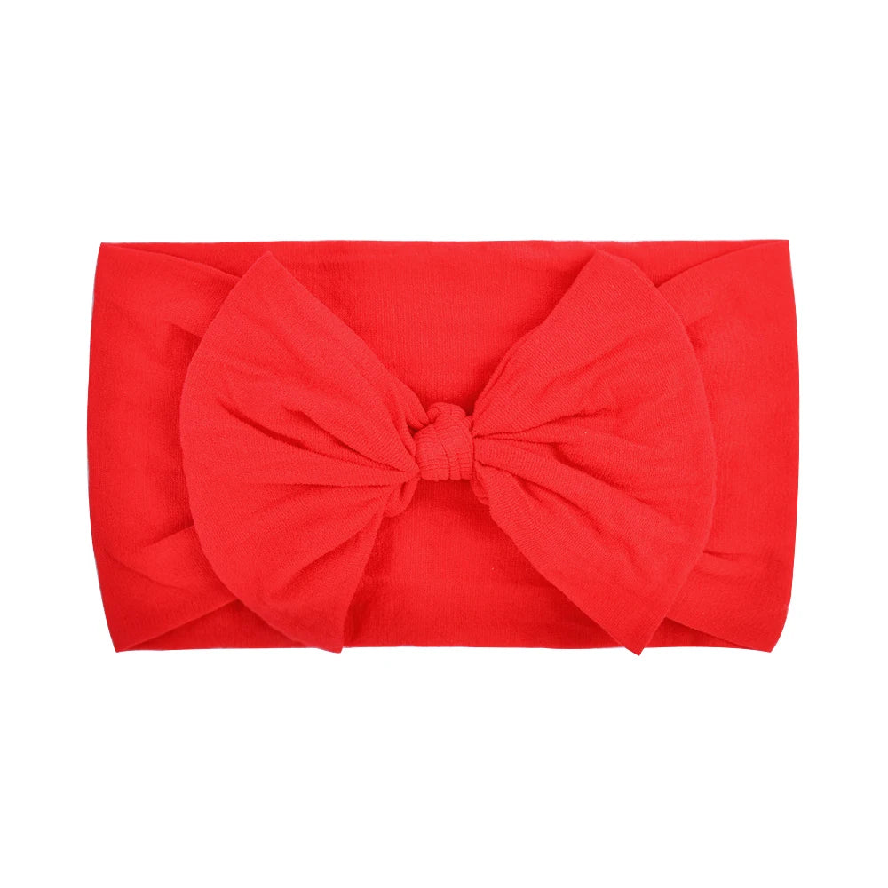 Bandeau Nœud Bébé Fille Élastique Large – Turban Headband Accessoire Cheveux 48 Couleurs