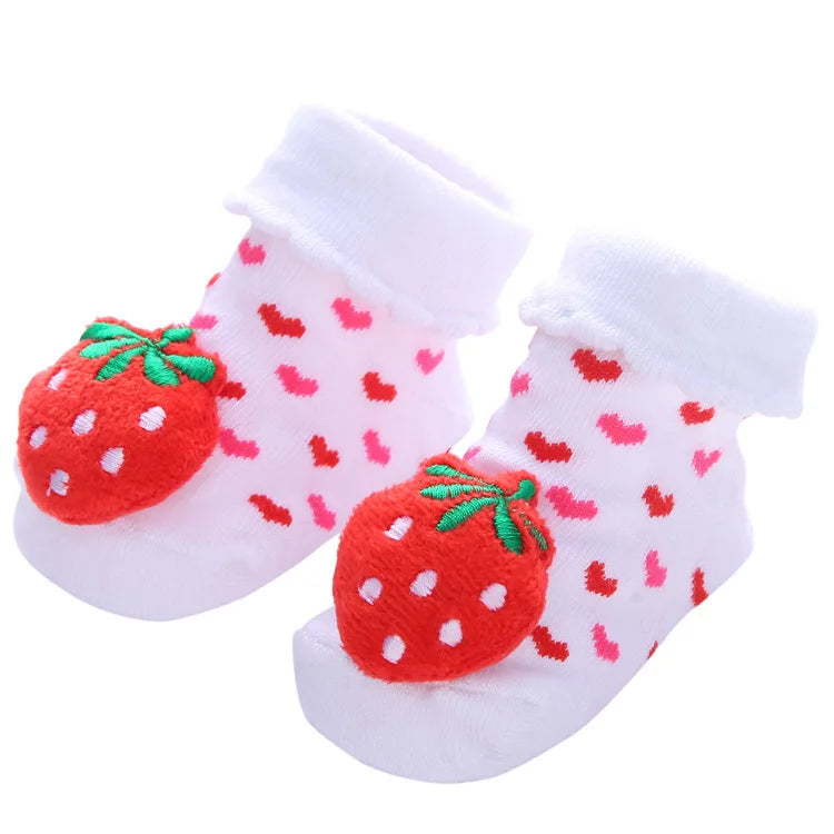 Chaussettes Bébé Unisexe Motifs Animaux Cartoon – Antidérapantes Nouveau-Né Toddler Cadeau Naissance