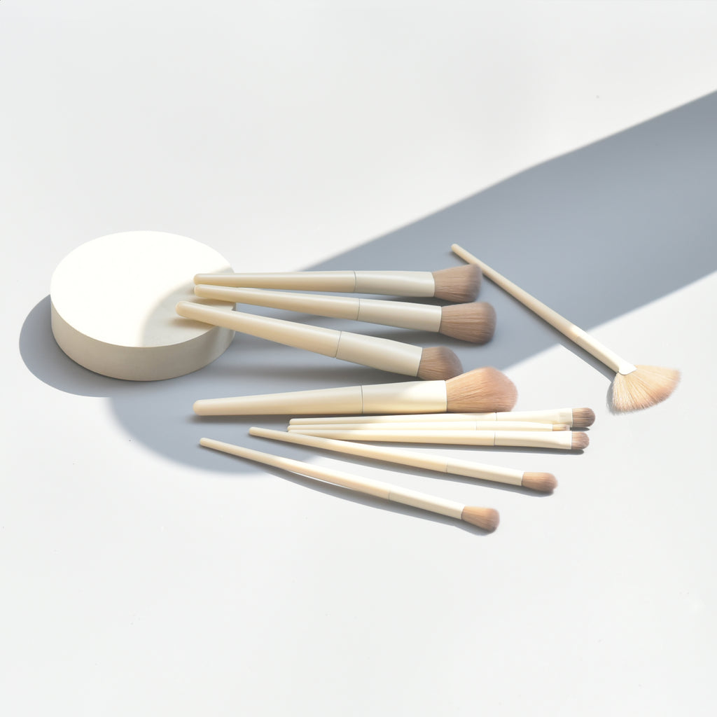 Set de Pinceaux Maquillage Ultra-Doux – Fard à Paupières, Fond de Teint, Poudre & Blush | Femme
