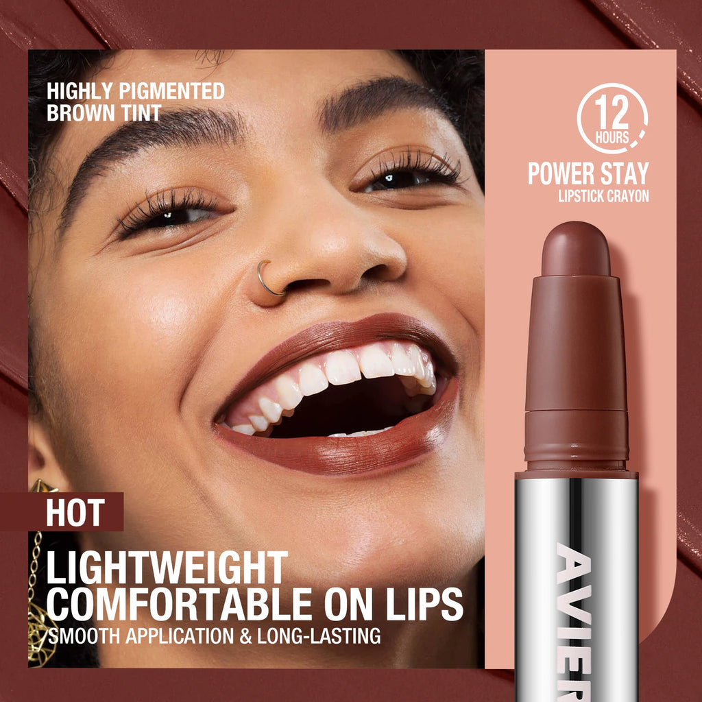 Rouge à Lèvres Mat Hydratant – Stylo Rotatif Facile à Appliquer | Waterproof Longue Tenue