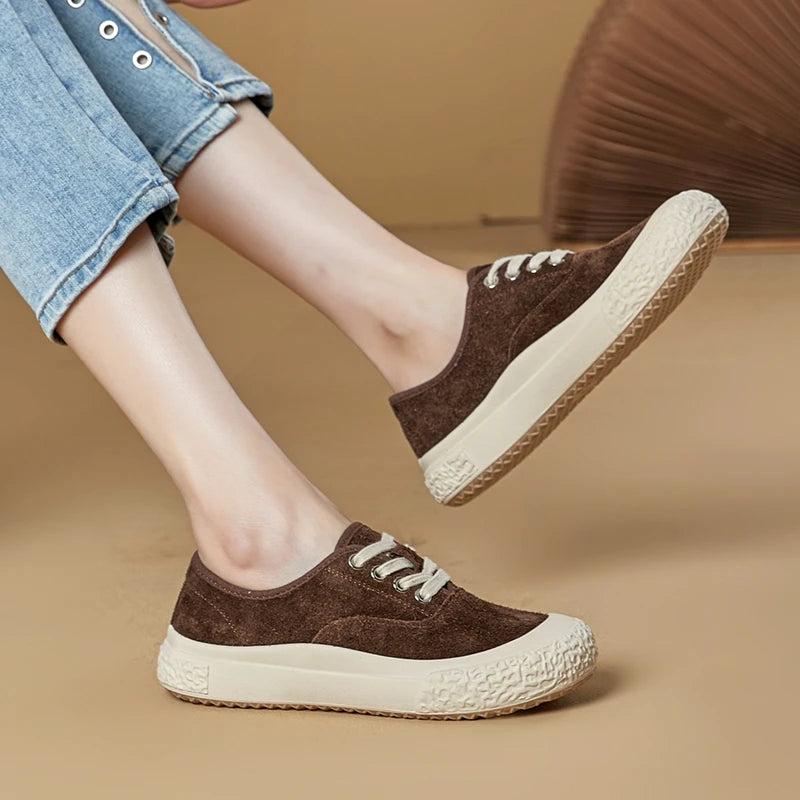 AIYUQI Ballerines Bout Carré Grande Taille 2026 – Flat Casual Sneakers Femme Élégantes