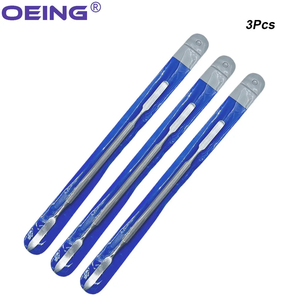 Spatules Mélange Inox Double Embout – Lot 3 Pcs | Nail Art, Maquillage & Dentaire