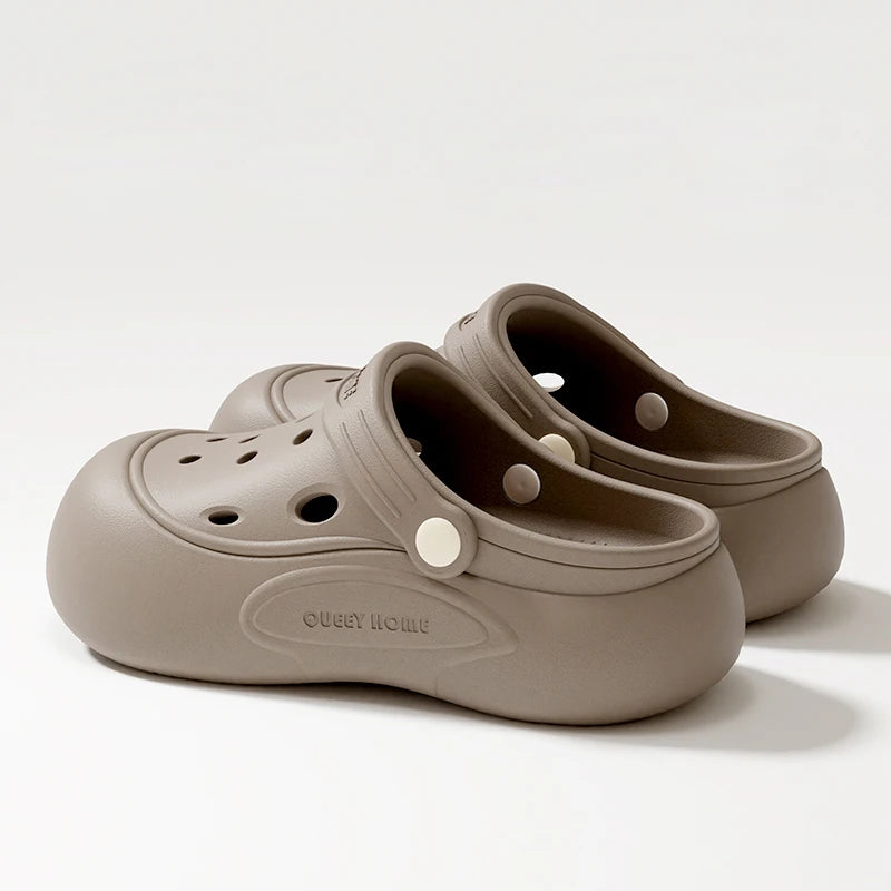 Sandales EVA Trous Plateforme Femme 2025 – Bout Rond Non-Slip Plage Intérieur Extérieur