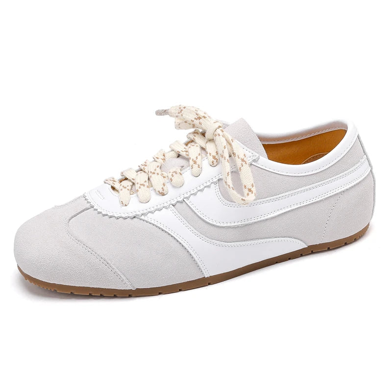 ASUMER Sneakers Suède Vache Femme 34-43 – Flat Confortables Casual Printemps Été
