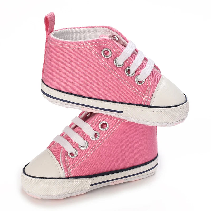 Chaussures Bébé Fille Rose Semelle Souple – Ballerines Légères Confortables Premiers Pas Casual