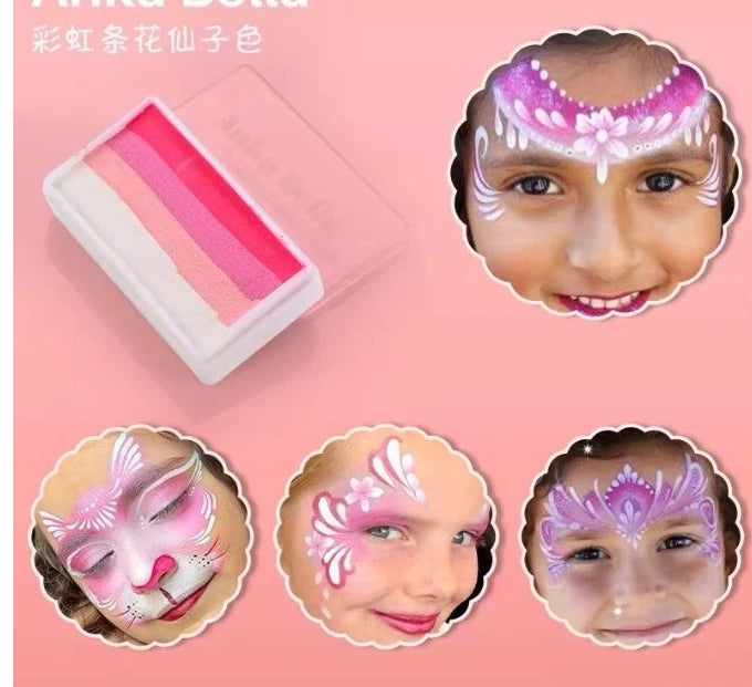 Pigments Maquillage Scène Enfants Arc-en-Ciel – Peinture Visage Base Eau | Carnaval & Spectacle