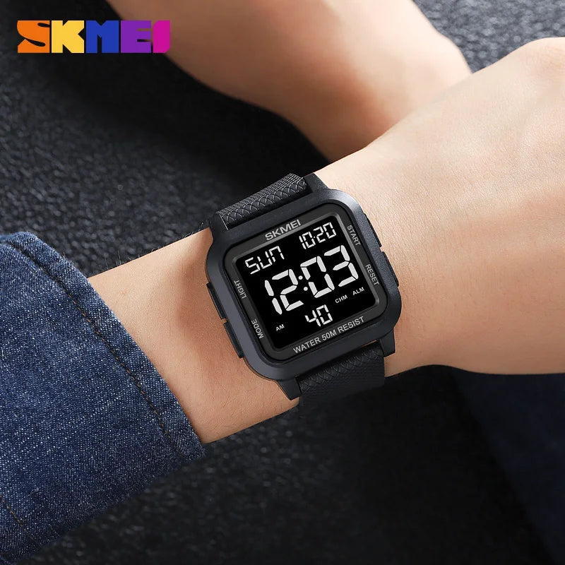 Montre Homme SKMEI 1894 Militaire Sport Luxe – LED Digital Électronique Étanche Reloj
