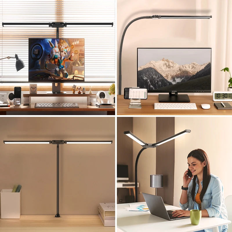 Barre LED Moniteur – Lampe Bureau Dimmable Accroche Écran | Éclairage Laptop & Office Sans Éblouissement
