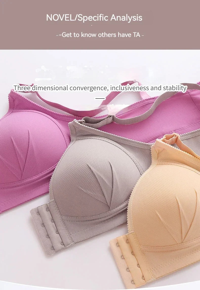 Soutien-Gorge Allaitement Boutons Frontaux Sans Armature – Brassière Maternité Confortable Invisible Femme Enceinte