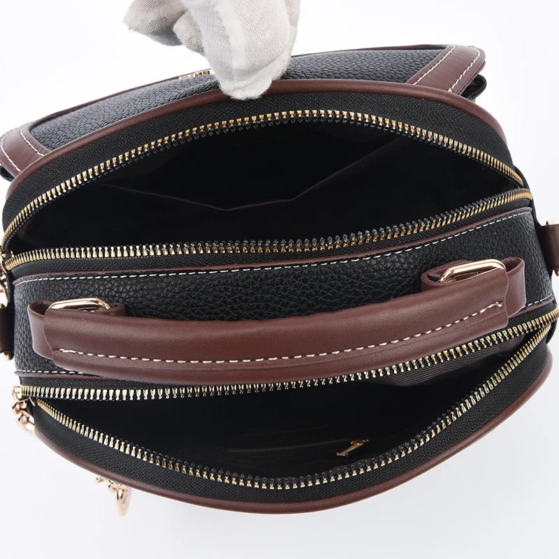 Petit Sac Rond Femme Style Coréen – Sac Épaule Bandoulière Tendance Influenceuse Mode