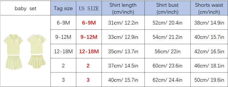 Tenue Golf Enfant Coton Plissé Unisexe – Ensemble Chemise Robe Sport Casual Famille Assortie SS 2025