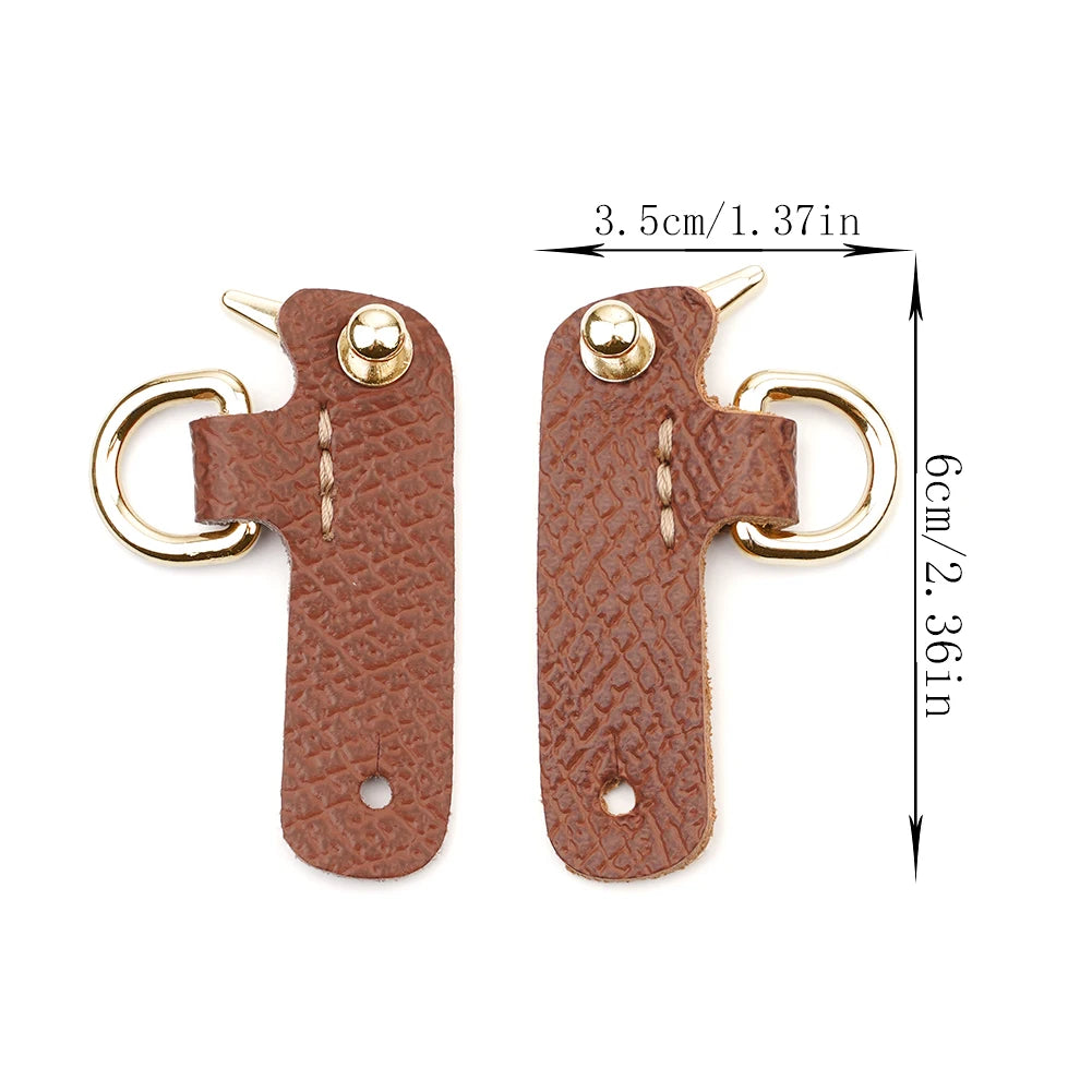 Bandoulière Remplacement Cuir Véritable – Sangle Sac Crossbody Compatible Longchamp Sans Perforation