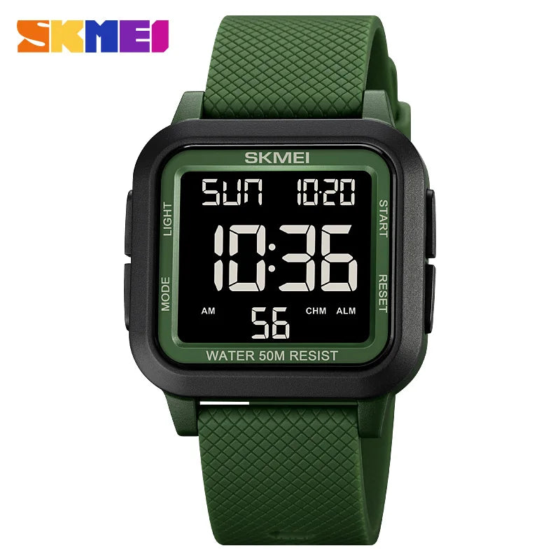 Montre Homme SKMEI 1894 Militaire Sport Luxe – LED Digital Électronique Étanche Reloj