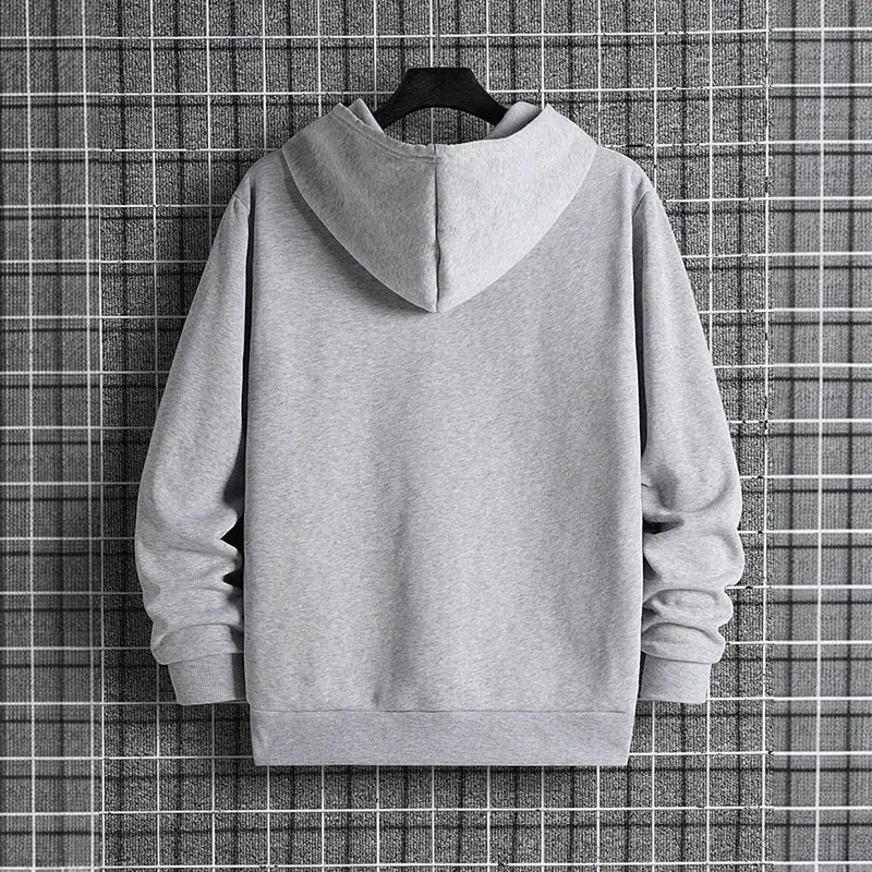 Hoodie Homme Couleur Unie Qualité Premium Capuche Casual Fashion Pullover Maison Outdoor Confortable Intemporel | Sweatshirt Capuche Premium