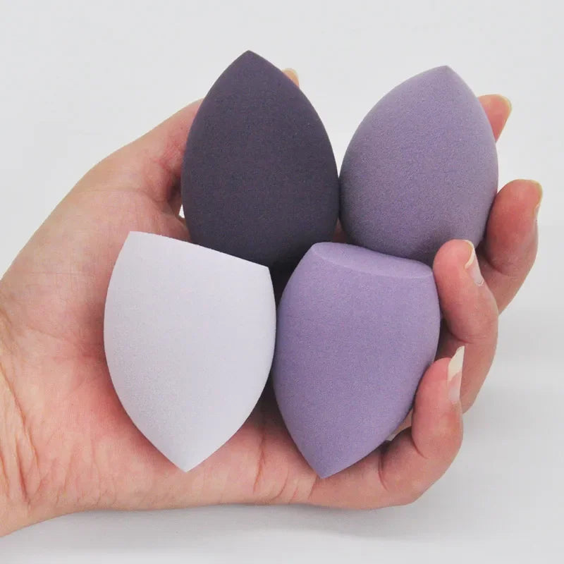 Lot 4 Éponges Maquillage Blender Puff – Fond de Teint, Poudre & Correcteur | Application Douce & Uniforme | Accessoire Beauté