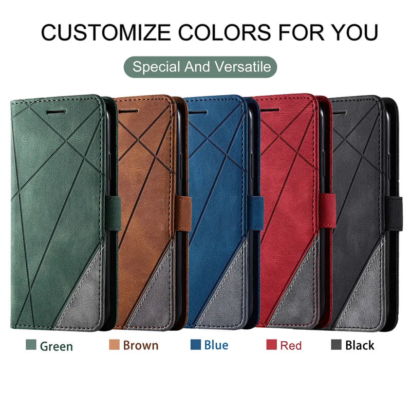Coque Portefeuille Motorola MOTO G34 G24 G04 G14 G54 G84 5G – Étui Cuir Magnétique Rabat Protection