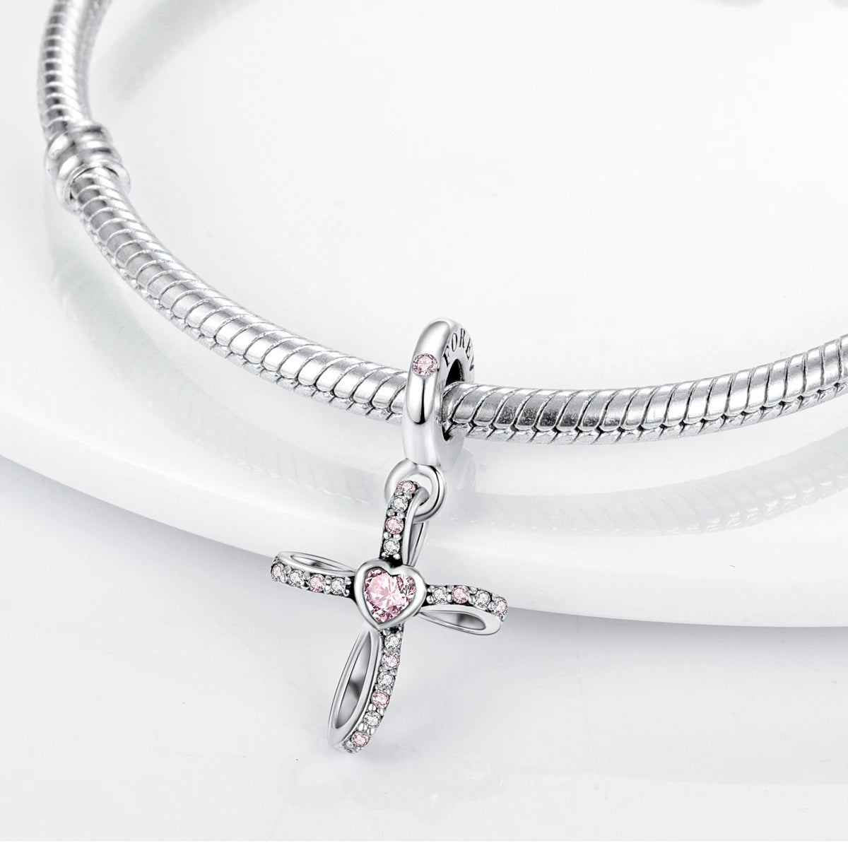 Charm Argent 925 Pendentif Croix, Ange, Pyramide & Pharaon – Breloque Spirituelle & Symbolique DIY | Compatible Bracelet Original | Bijou Personnalisé