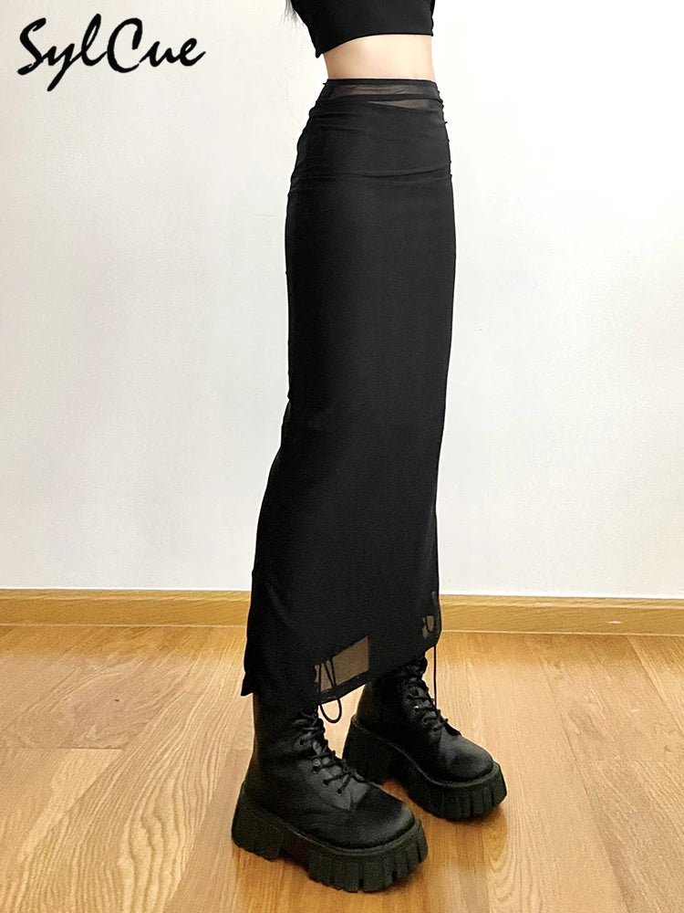 Sexy High-Waist Stretchrock - Enganliegend, Freizeit, Streetwear für Sommer & Reisen Damen | Sylcue