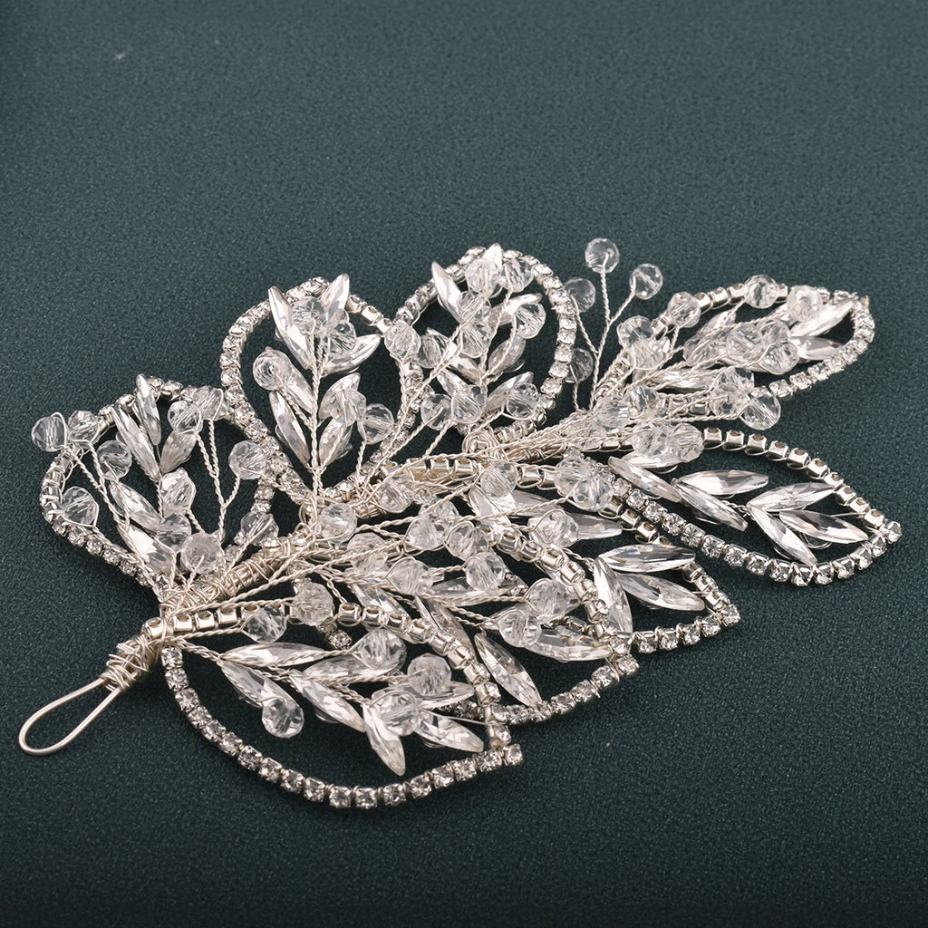 Diadème Cristal Mariée Luxe – Couronne Strass Rhinestone | Tiare Nuptiale Mariage, Soirée & Concours | Bijou de Tête Femme Premium