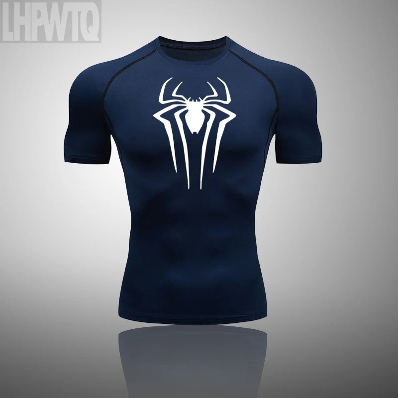 T-Shirt Sport Homme Élastique Séchage Rapide – Col Rond | Musculation, Running & Fitness | Respirant & Gainant