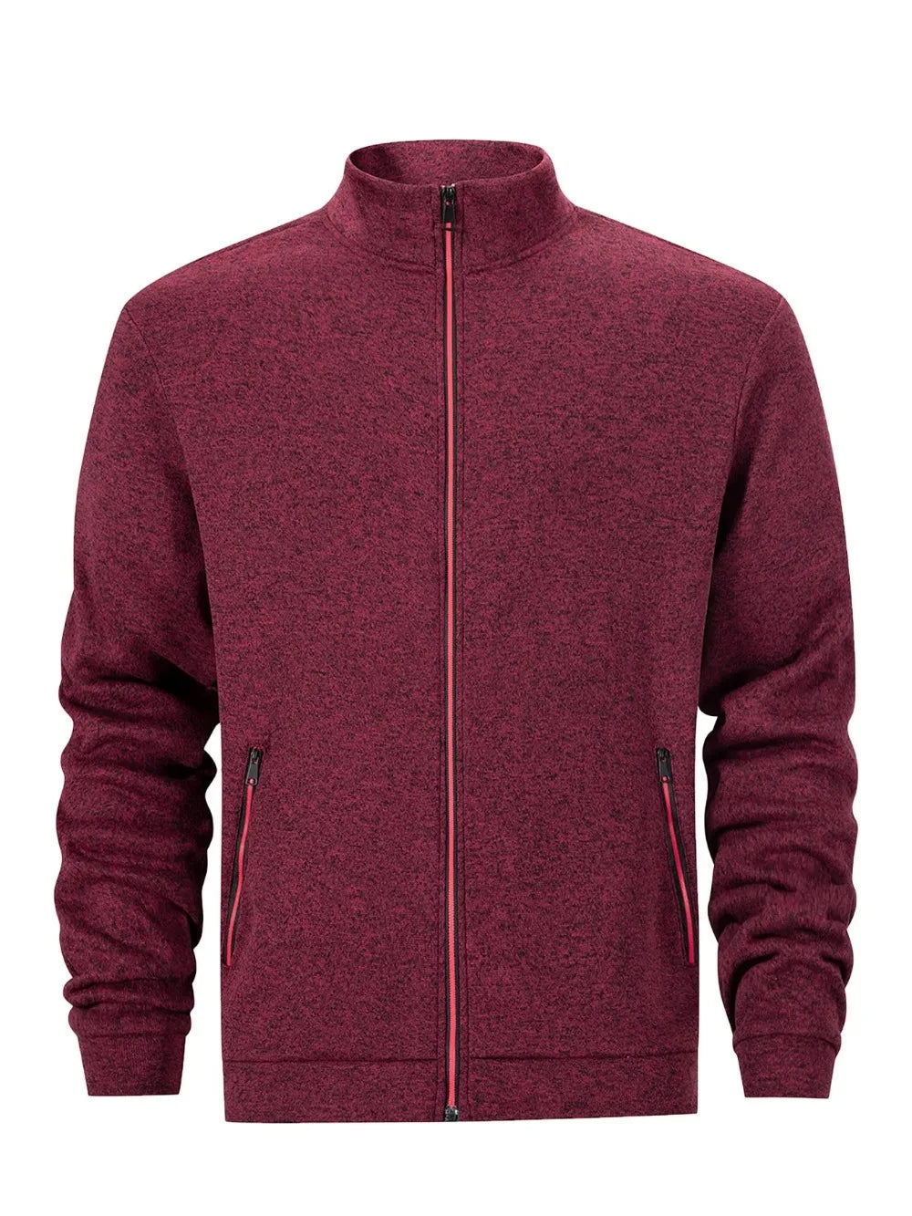 Veste Sweat Homme Zippée Intégrale Col Montant Coupe-Vent Chaud Casual Outdoor Automne Hiver Confortable Élégante Intemporelle – Veste Sweat Premium Zippée Col Montant | Mode Homme Outdoor Automne Hiver Premium