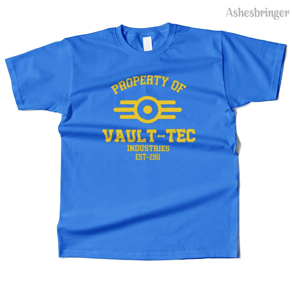 T-Shirt Unisexe Coton Vault-Tec Graphic Streetwear Casual – Tee Gaming Fallout Fan Art Homme & Femme | Mode Geek Pop Culture