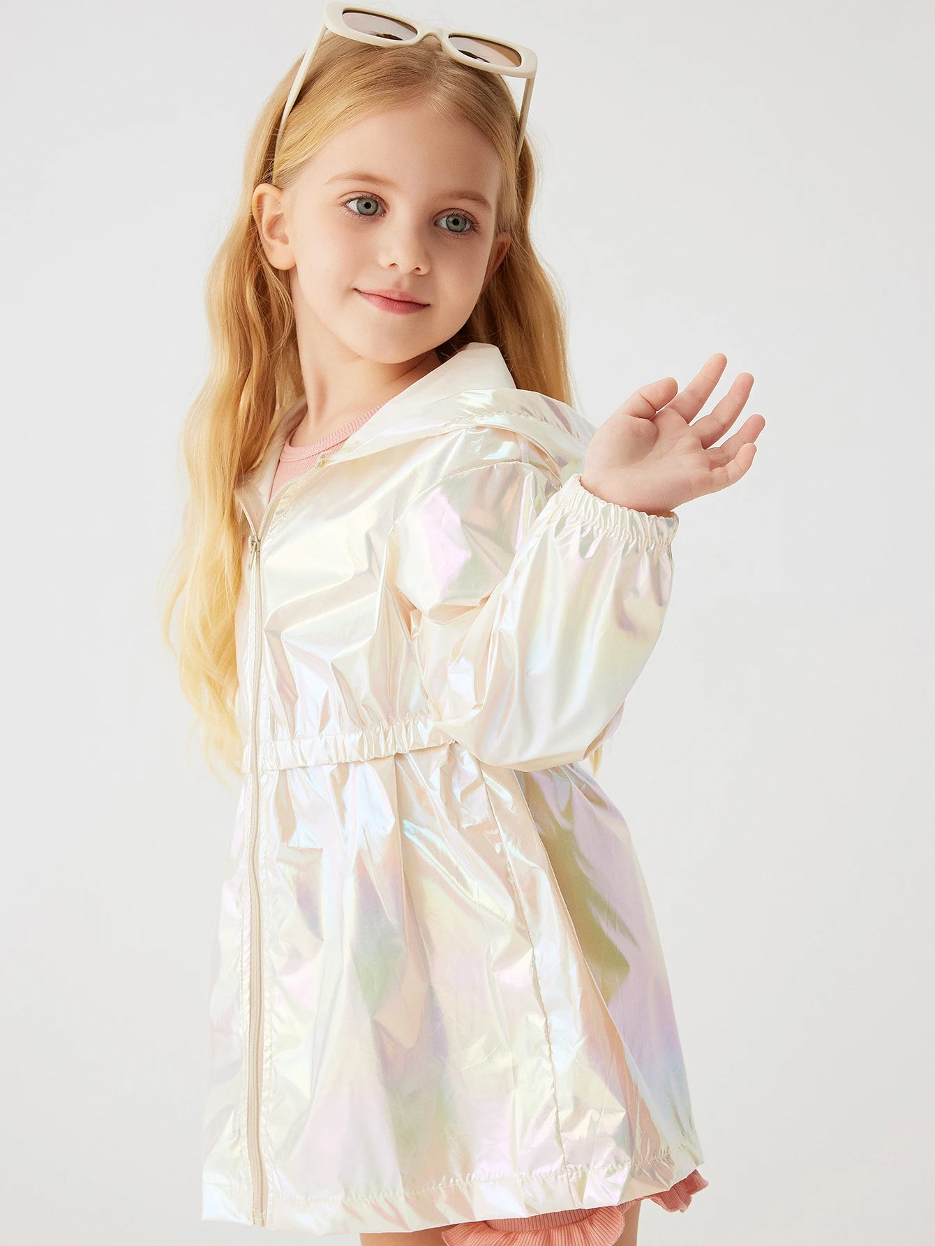 Veste Légère À Capuche Fille – Coupe-Vent Tendance Printemps Été Style Fashion