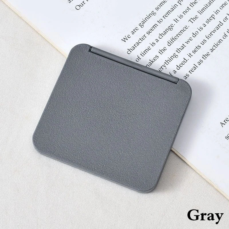 Miroir Maquillage Double Face Carré Portable – Mini Miroir de Poche Compact | Cadeau Fille Multicolore