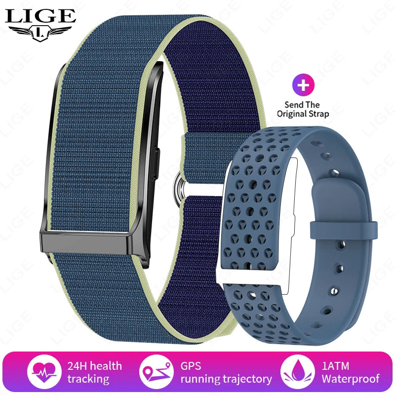 Bracelet Connecté Sport & Santé – Suivi Continu 24h/24 | Sommeil, Stress & Multi-Sport | Monitoring Santé Automatique