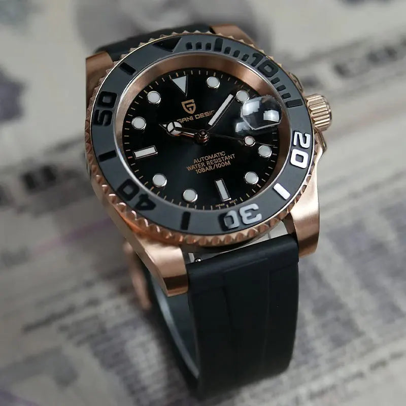 Mechanische Luxusuhr für Herren Pagani Design 40mm – Saphirglas Wasserdicht Automatik