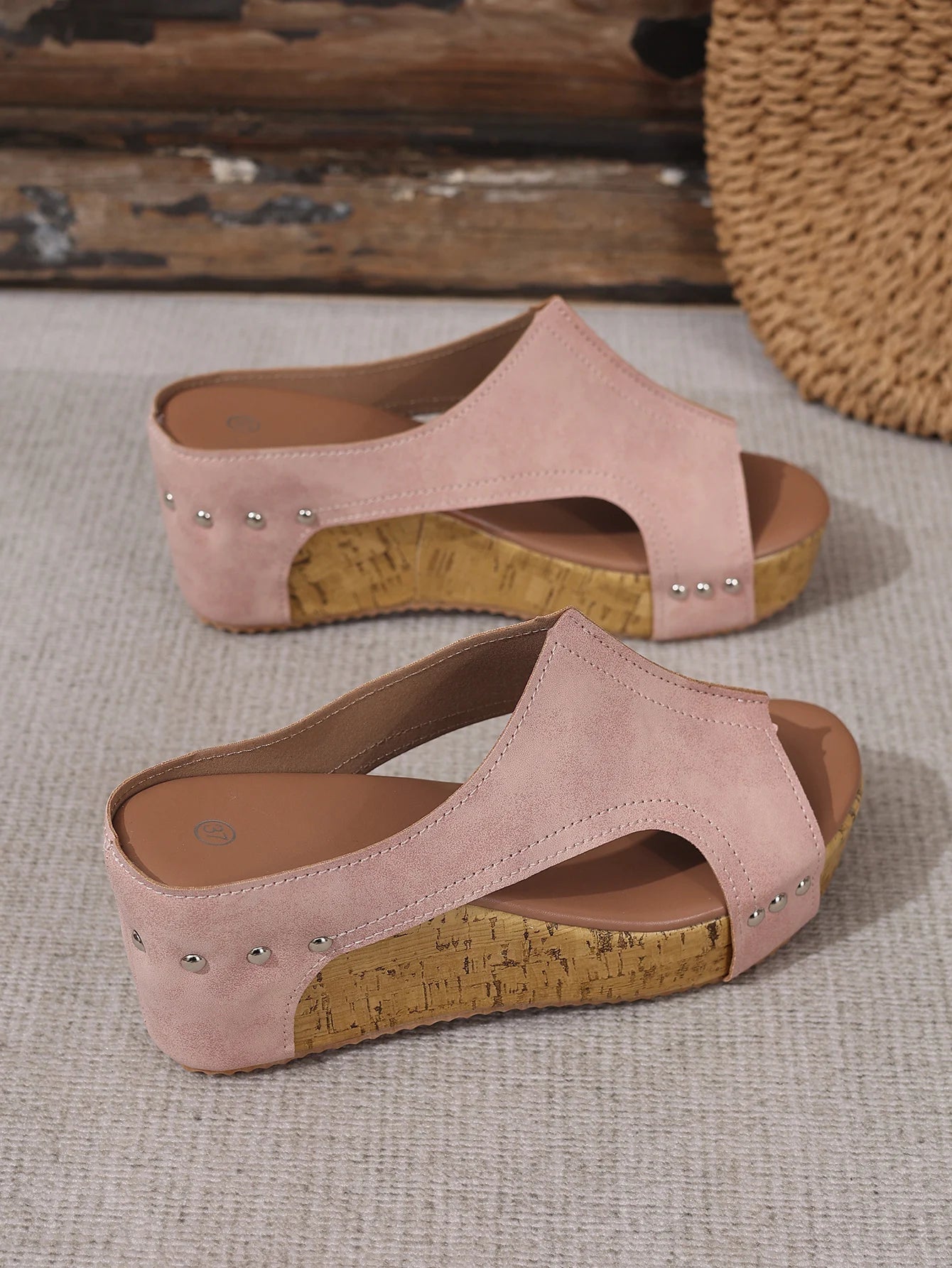 Sandales Clogs Talon Épais Rehaussantes Femme 2025 – Plage Slides Été Outdoor