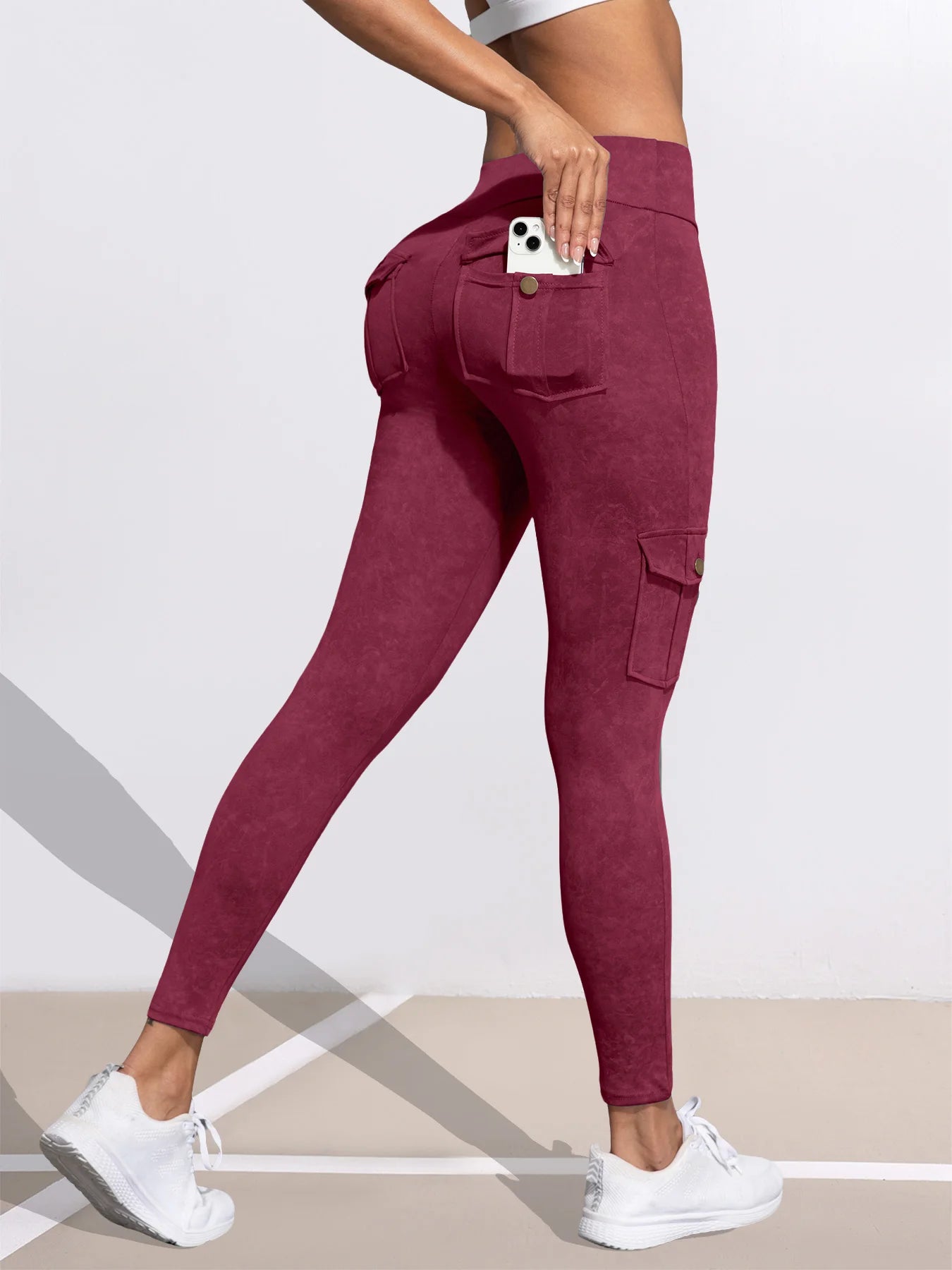Damen Shaping-Leggings mit Taschen – Push-up-Effekt, Fitness & Streetwear | 1er- oder 3er-Pack