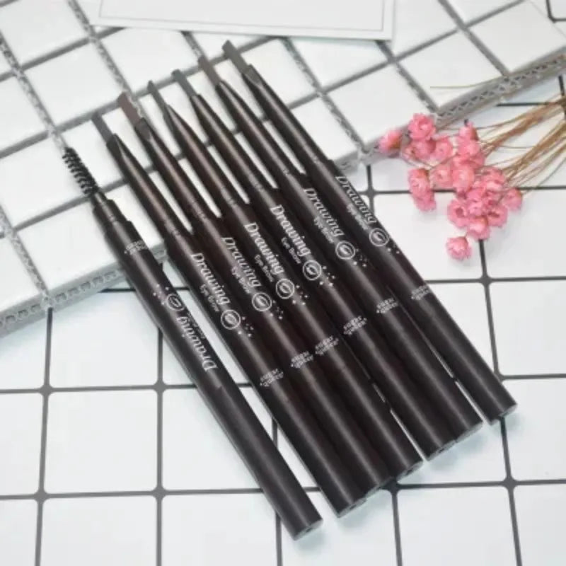 Crayon Sourcils Double Embout – Ultra-Fin Waterproof Longue Tenue | Maquillage Professionnel