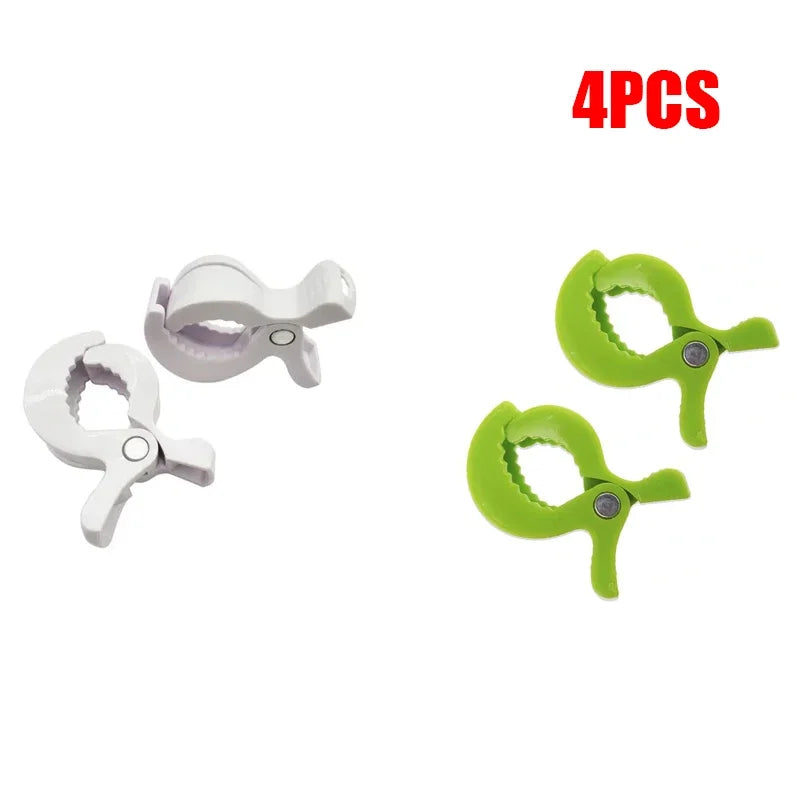 Kinderwagen Clips Zange – 2er/4er Set Multifunktionshaken Autositz Kinderwagen