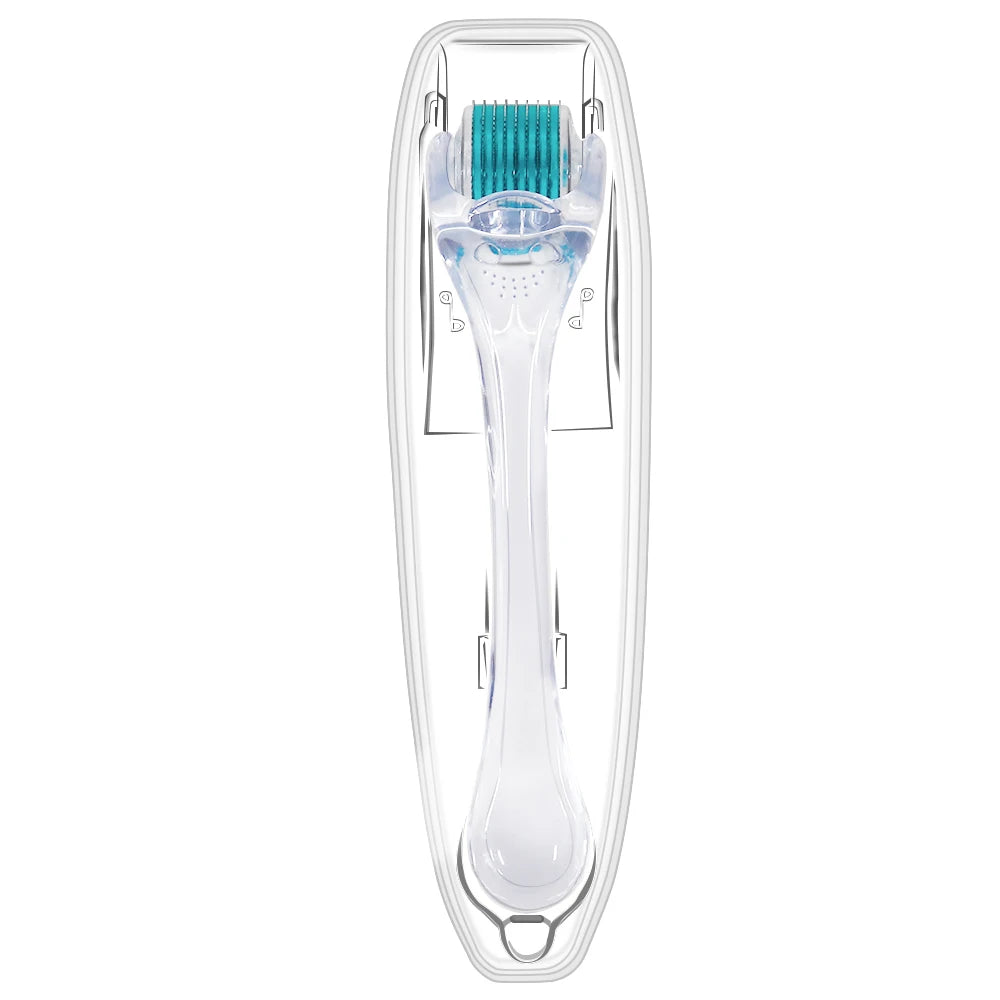 Derma Roller Professionnel 540 Aiguilles – Croissance Cheveux & Barbe, Soin Visage & Corps | 0.2mm 0.25mm 0.3mm