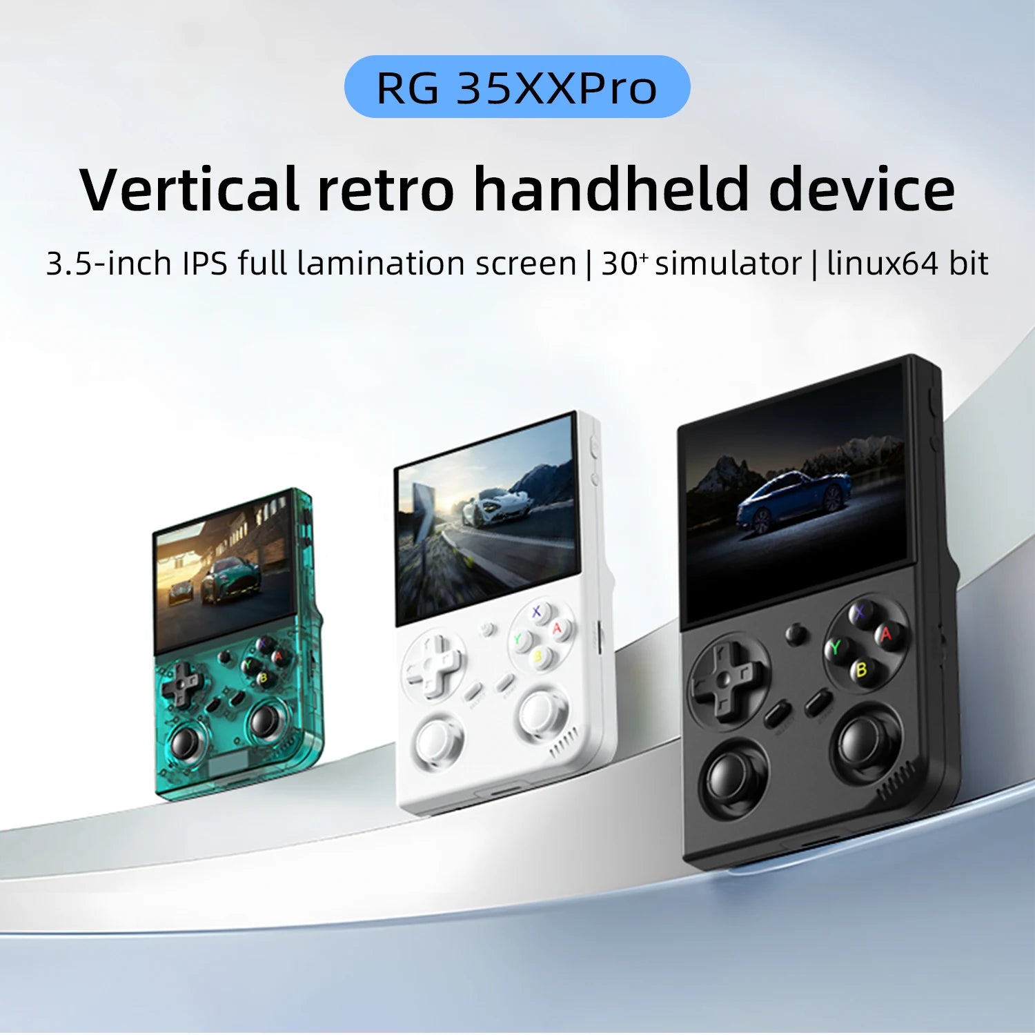 ANBERNIC RG35XX Pro Console de Jeu Portable Retro – Écran IPS 3.5'' | Linux WiFi PSP Gaming