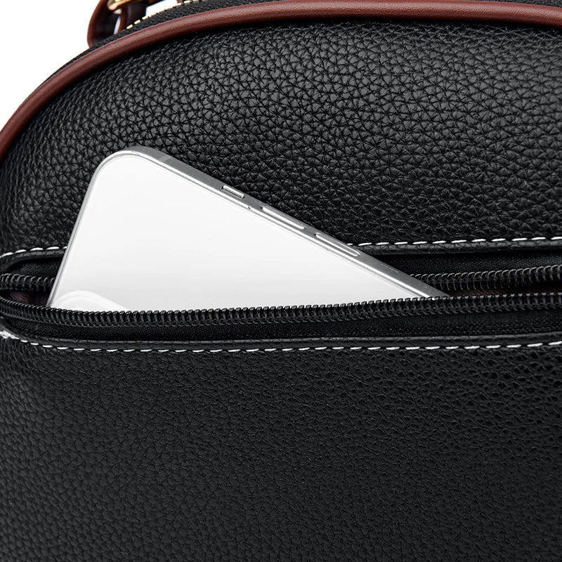 Petit Sac Rond Femme Style Coréen – Sac Épaule Bandoulière Tendance Influenceuse Mode