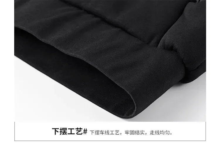 Ensemble Homme Cashmere Tracksuit Hiver – Veste + Pantalon Polaire Épaisse Capuche Chaud