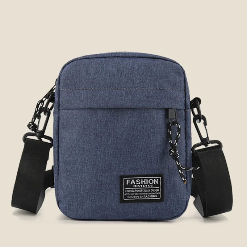 Petit Sac Carré Oxford Unisexe – Sacoche Bandoulière Crossbody Casual Homme Femme